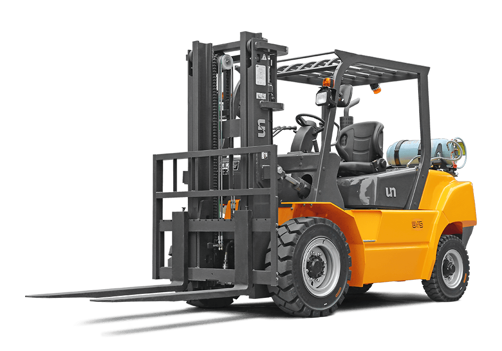 How do maintenance costs for gas forklifts compare to diesel or electric forklifts?