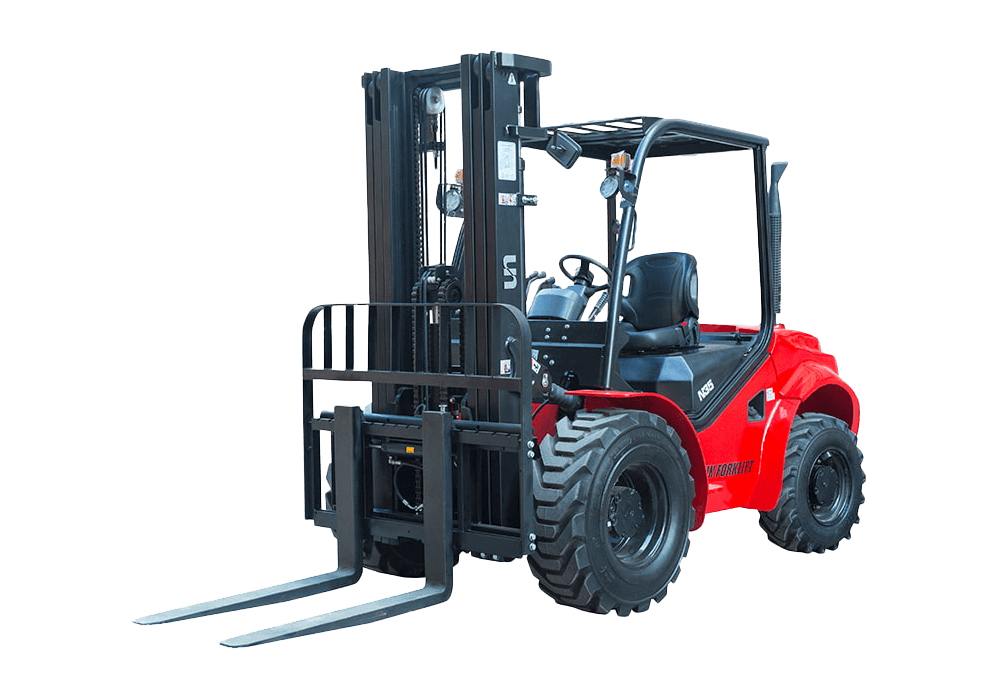 N Series 2.5T-3.5TFour-Wheel Drive <br> Rough Terrain Forklift