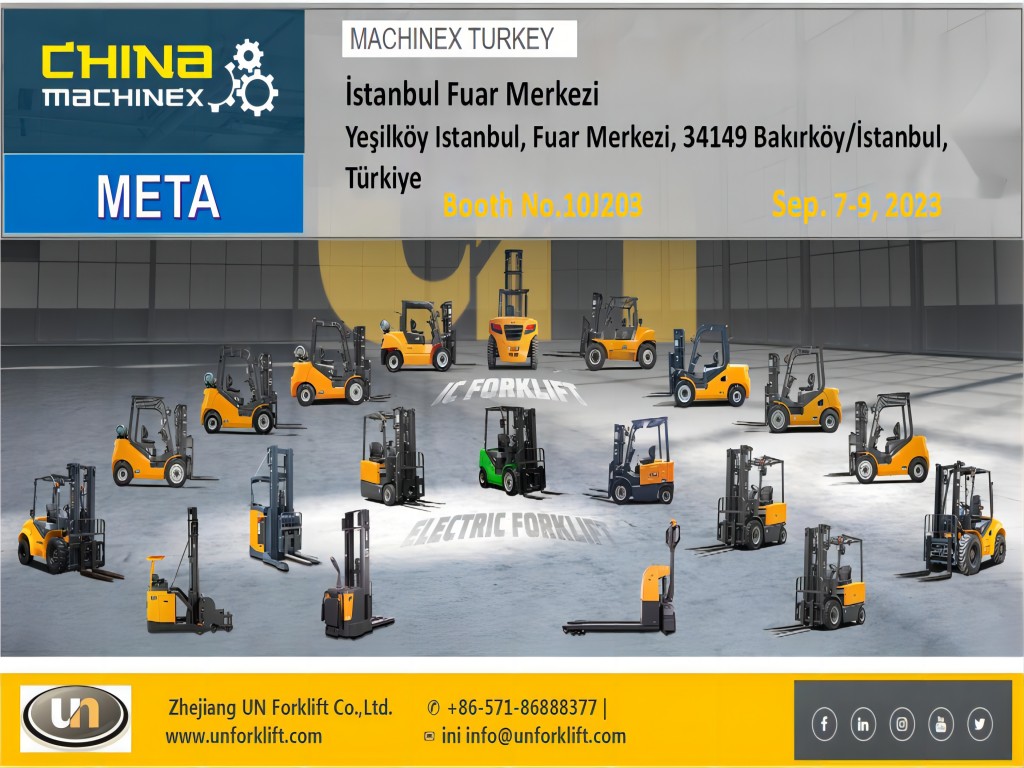 UN FORKLIFT SHINIES AT MACHINEX TURKEY